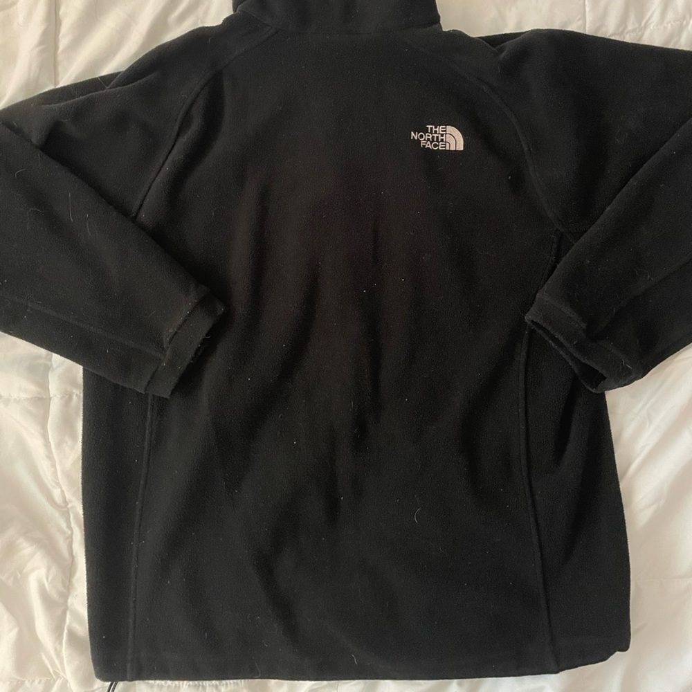 The North Face Black Fleece Sweatshirt/Jacket with Zipper Pockets Men’s Medium - Picture 2 of 5
